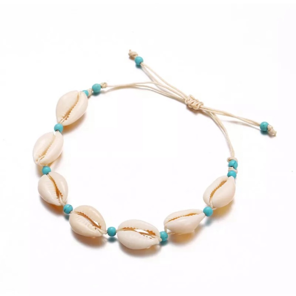 Trendy Cowrie Sea Shell Anklet Bracelet Very cute - Picture 5 of 7